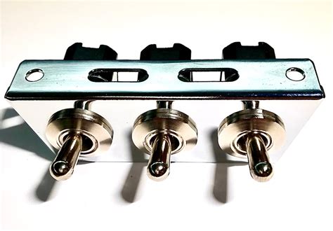 metal switch bracket|under dash toggle switch bracket.